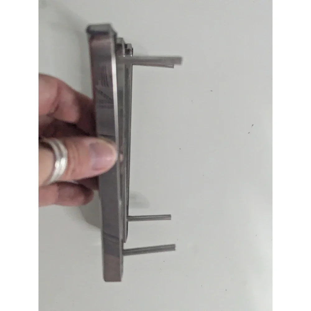 letter W silver Metal sign retail display room‎ Art craft Business initial 6